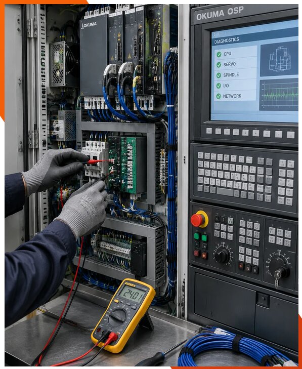 Ремонт систем ЧПУ Okuma OSP в Кимовске
